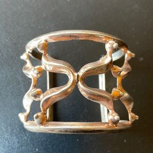Nettie Rosenstein sterling silver cuff bracelet